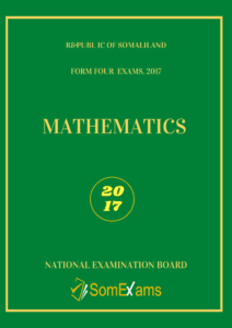 Mathematics Cover 2017 SL
