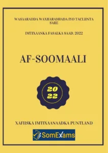 Imtixaanka maadada Af-soomaali