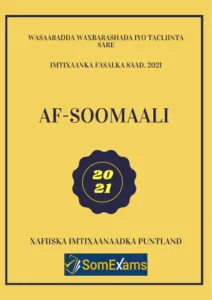 Imtixaanka maadada Af-soomaali