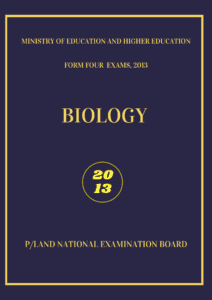 Imtixaanka maadada Biology 2013