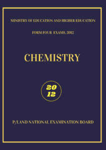 Imtixaanka maadada Chemistry 2012