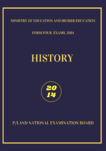 Imtixaanka maadada History 2014