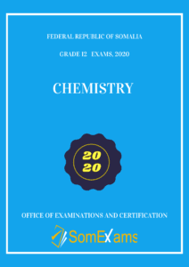 Imtixaanka maadada Chemistry 2020