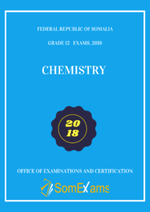 Imtixaanka maadada Chemistry 2018