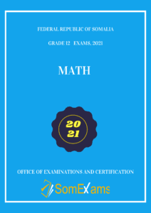 Imtixaanka maadada Mathematics 2021