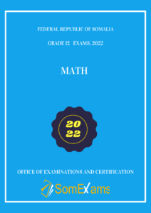 Imtixaanka maadada Mathematics 2022