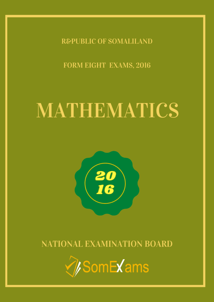 Imtixaanka maadada Mathematics