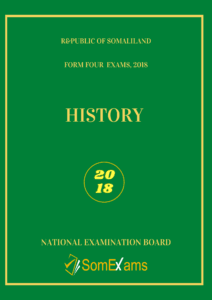 Imtixaanka maadada History 2018