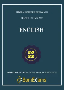 Imtixaanka dawladda, maadada English 2022
