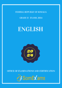 Imtixaanka maadada English 2024