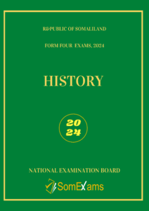 History exam for 2024