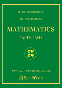 Mathematics-P2 exam for 2024