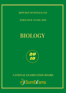Biology exam for 2010