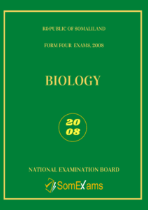 Biology exam for 2008