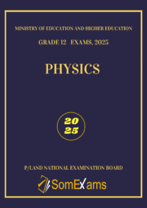 Imtixaanka dawladda Puntland, maadada Physics 2025