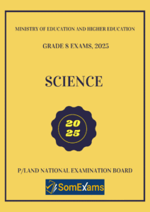 Imtixaanka dawladda Puntland, maadada Grade 8 Science 2025