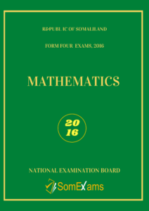 Mathematics Cover 2016 SL