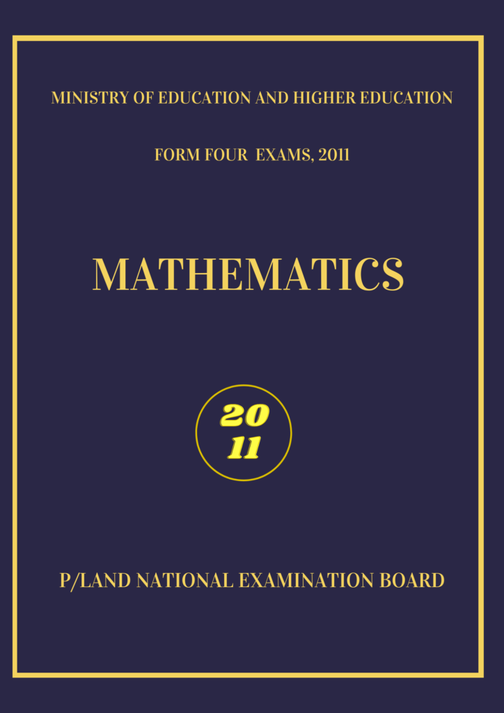 Imtixaanka maadada Mathematics 2011