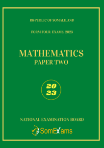 Imtixaanka maadada mathematics 2023 P1