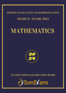 Imtixaanka dawladda Puntland, maadada Mathematics 2024