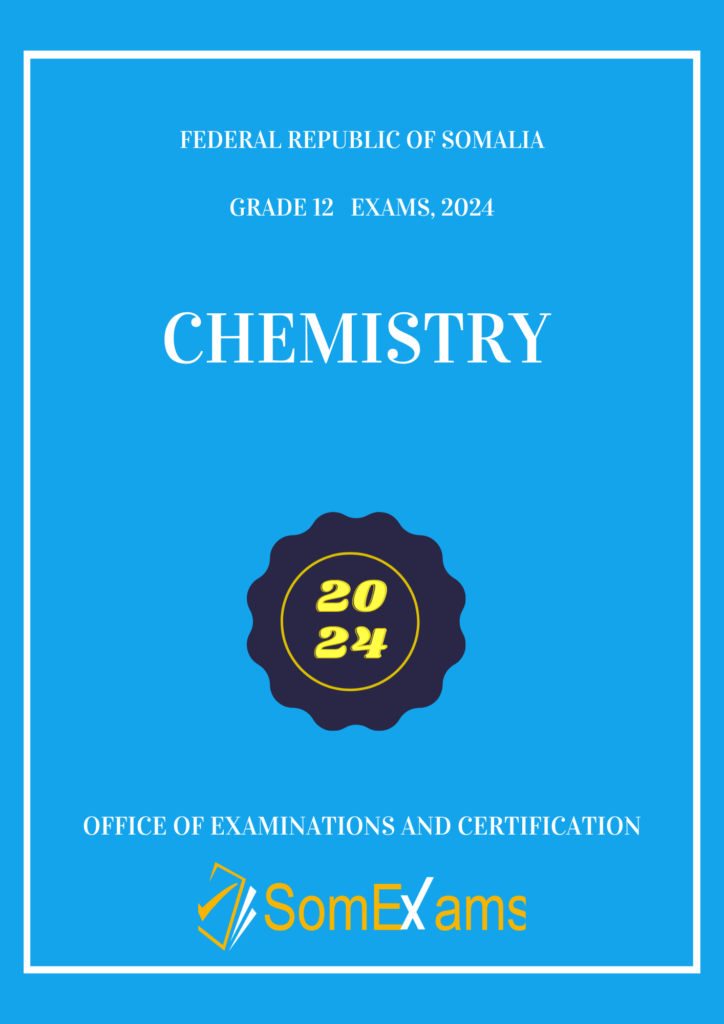 Imtixaanka maadada Chemistry 2024